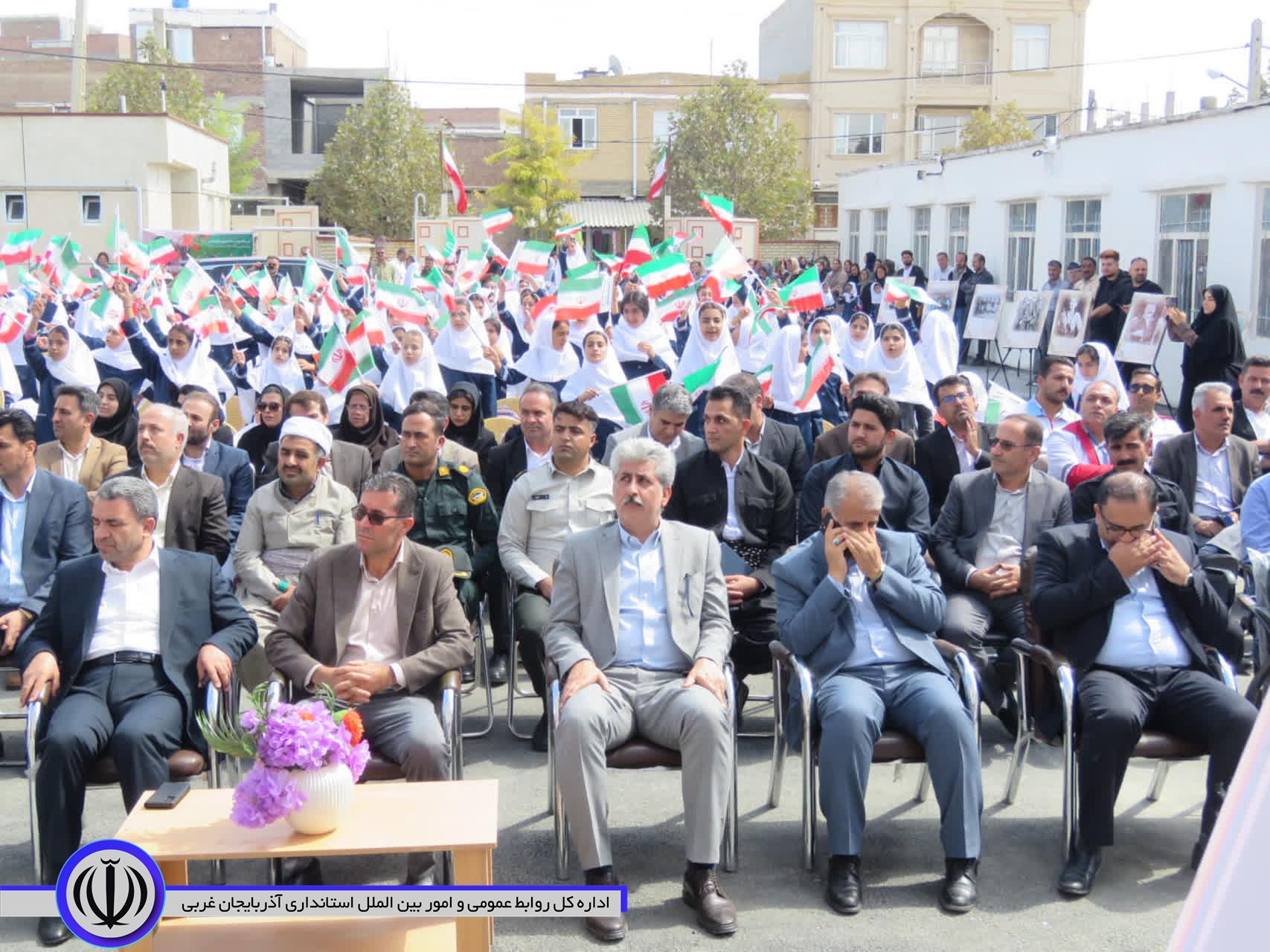 آیین افتتاح مدرسه 9 کلاسه فاخر شهر گوک‌تپه