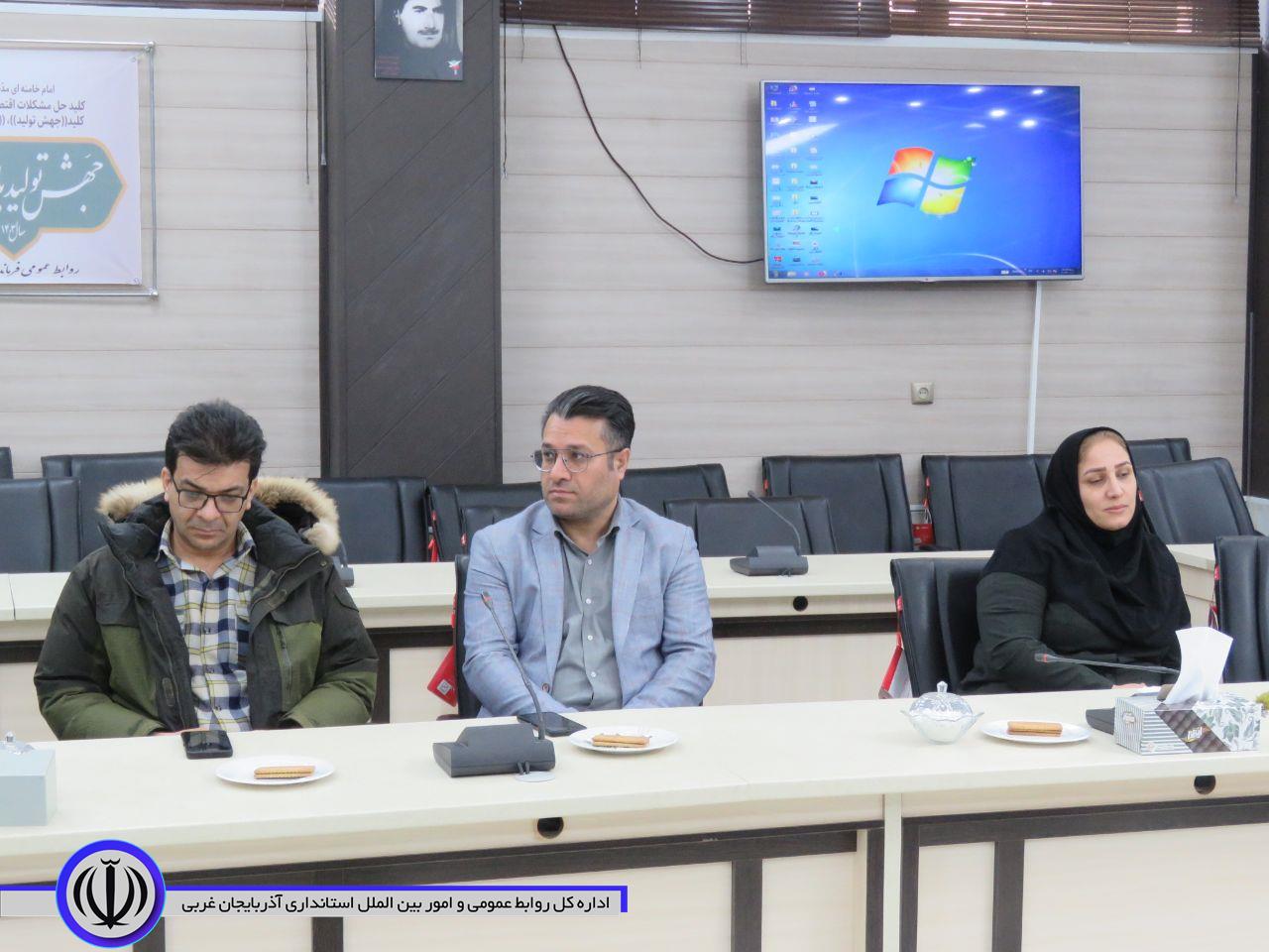 اولین نشست صمیمی فرماندار جدید شهرستان مهاباد با کارکنان فرمانداری