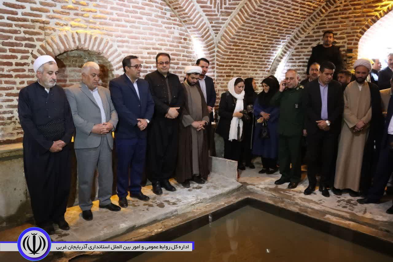 طرح بازسازی حوضخانه رستم بیگ مهاباد افتتاح شد