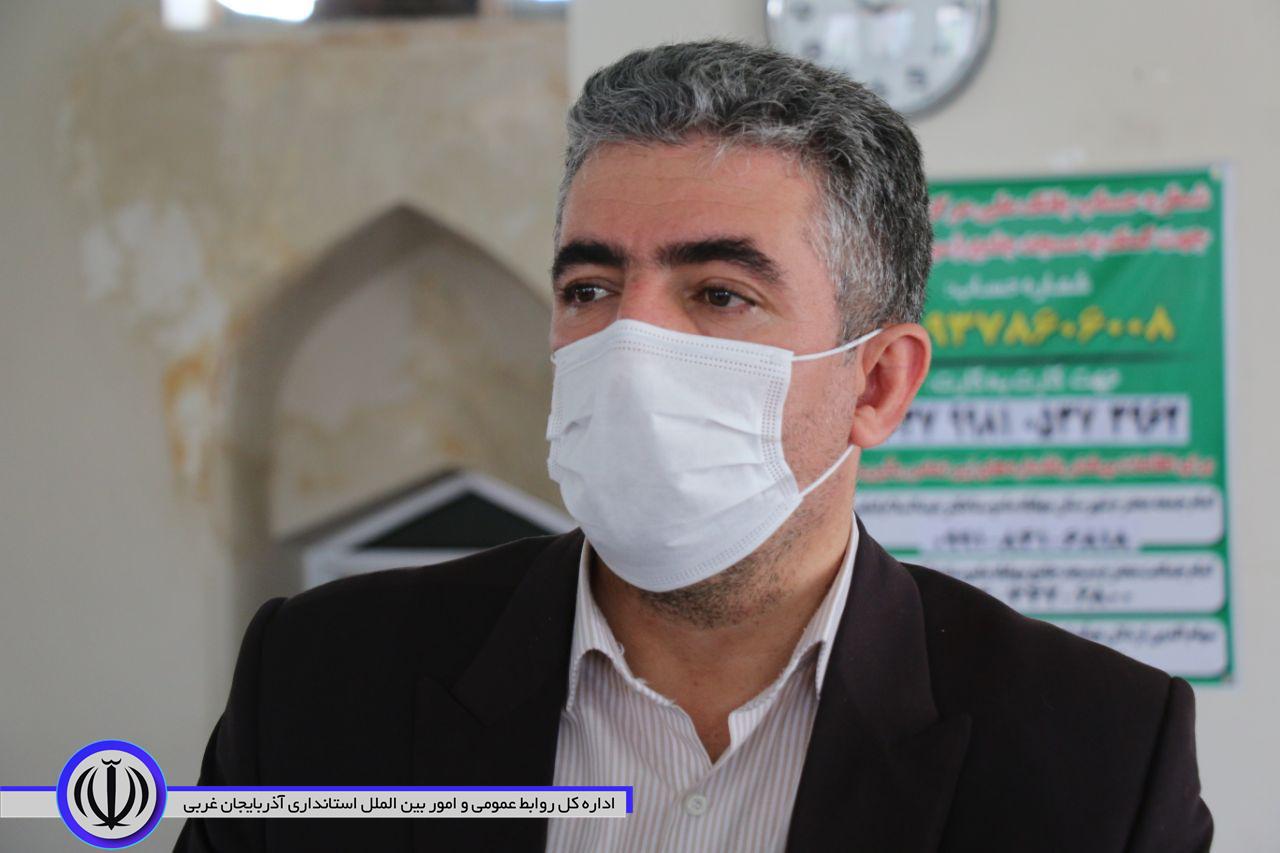 بازدید فرماندار مهاباد از مسجد جامع شهرستان جهت بازسازی
