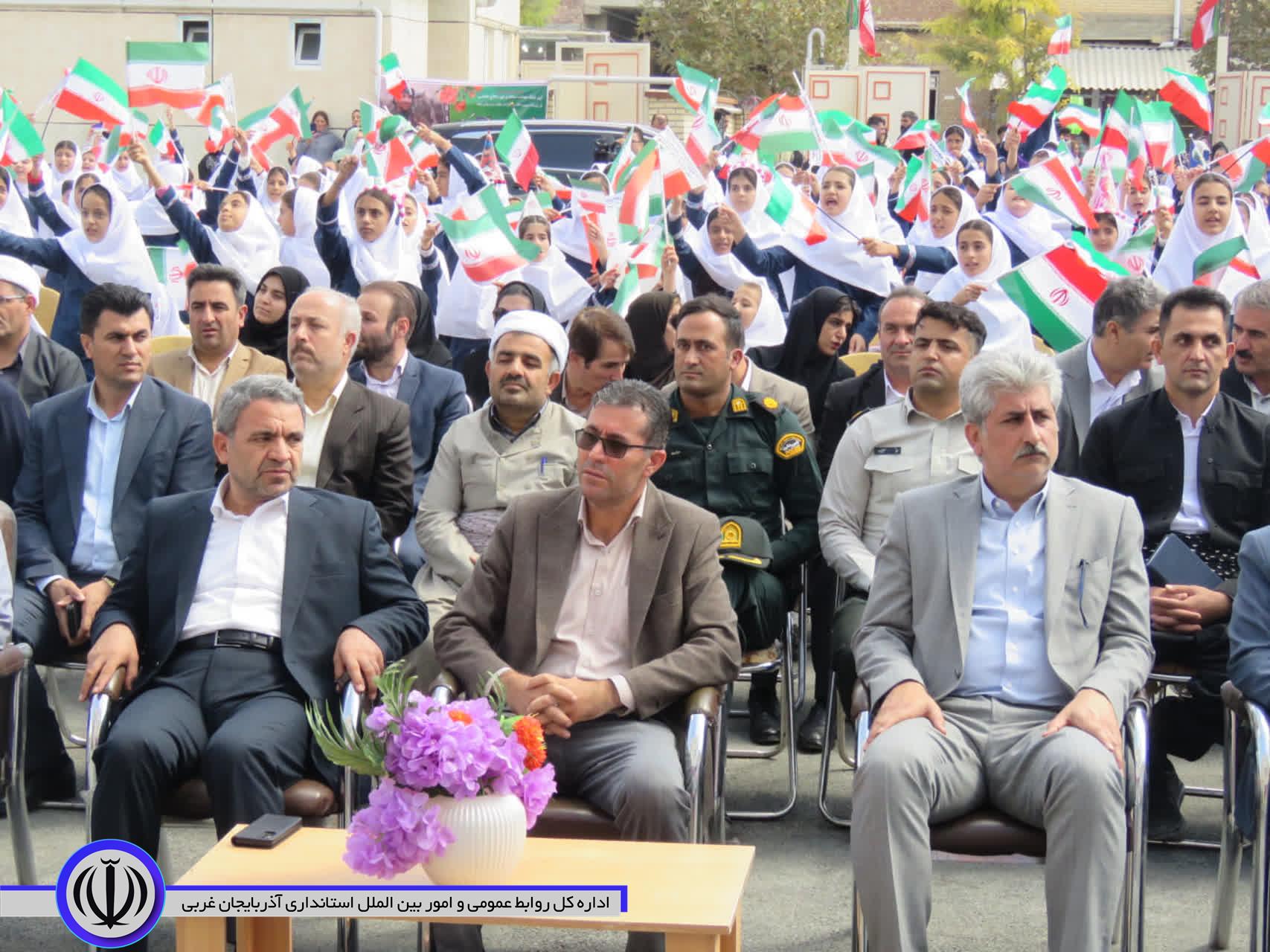 آیین افتتاح مدرسه 9 کلاسه فاخر شهر گوک‌تپه