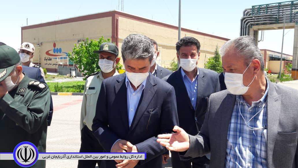 بازدید سرزده استاندار آذربایجانغربی از پتروشیمی مهاباد