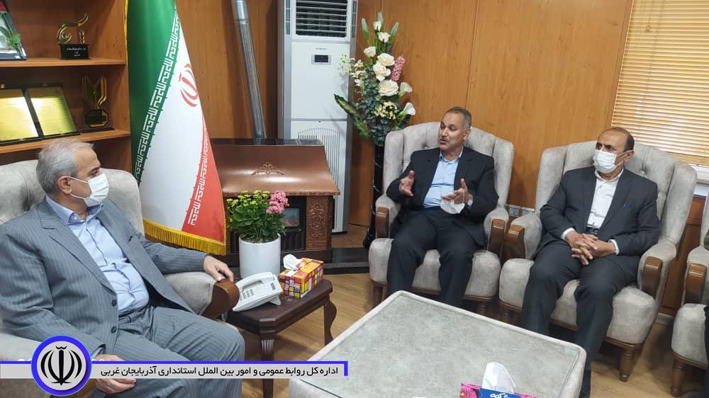 دیدار مشاور عالی معاون زراعت وزیر جهاد و مسئولان سازمان تعاون روستایی استان آذربایجان غربی با سرپرست فرمانداری مهاباد