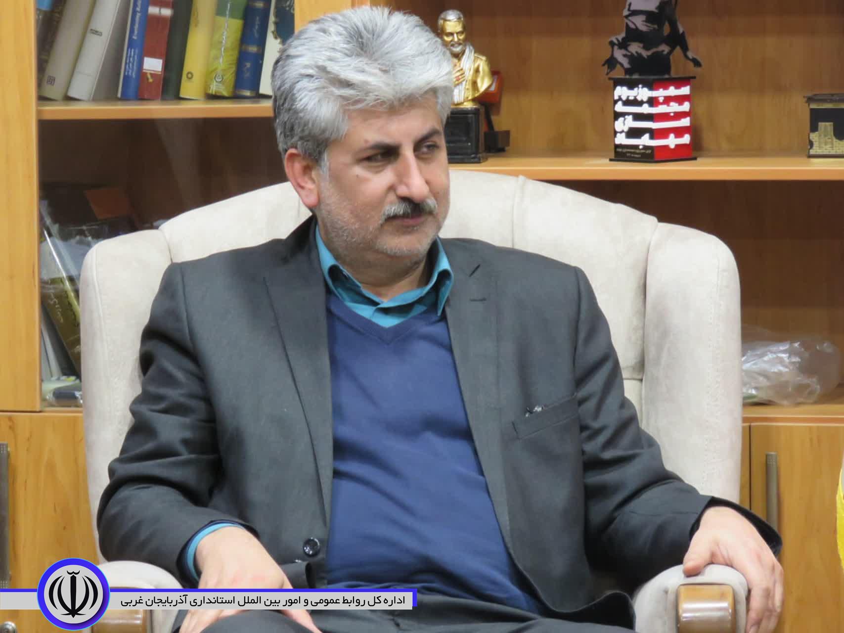 دیدار مدیرکل بنیاد مسکن انقلاب اسلامی آذربایجان غربی با سرپرست فرمانداری مهاباد