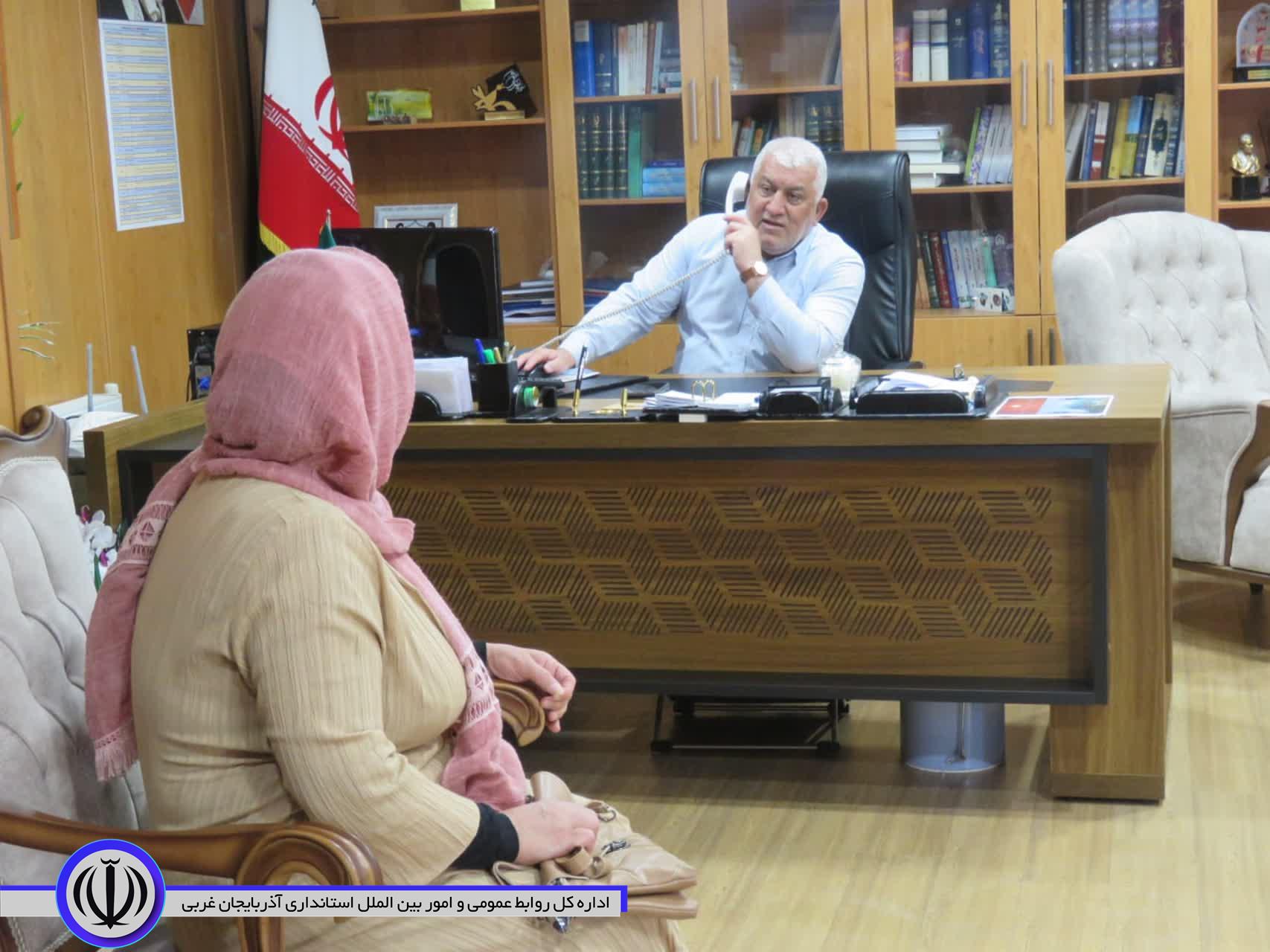 ملاقات عمومی فرماندار مهاباد با شهروندان برگزار شد