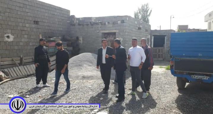 بازدید بخشدار مرکزی مهاباد از روستای دارلک