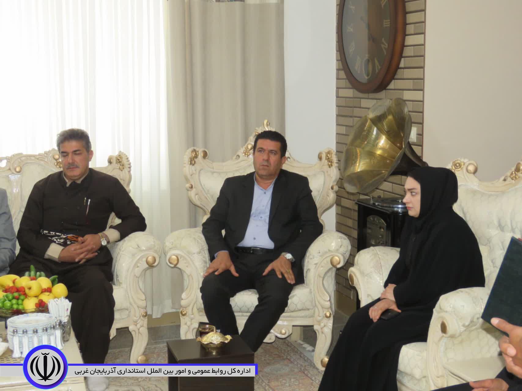 مسوولان مهابادی از قهرمان مسابقات آسیایی ترامپولین قدردانی کردند