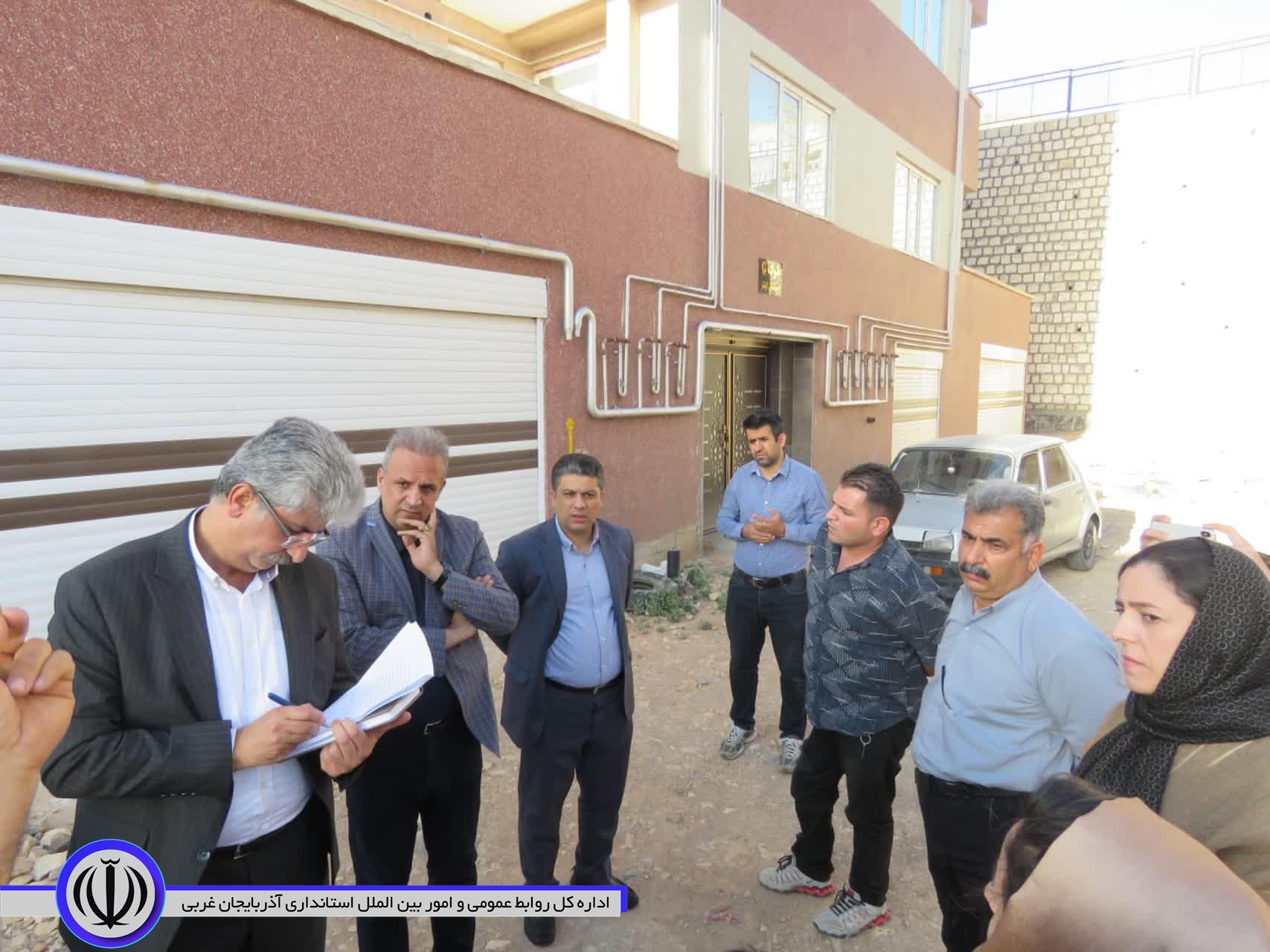 بازدید فرماندار ویژه مهاباد از مراکز چهارگانه