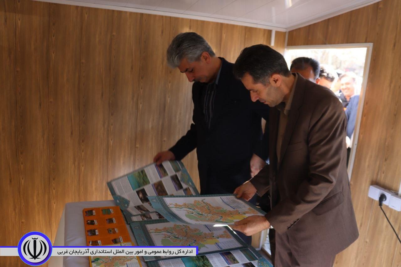بازدید میدانی سرپرست فرماندار ویژە ی شهرستان از مراکز ویژه استقبال از مهمانان نوروزی شهرداری مهاباد