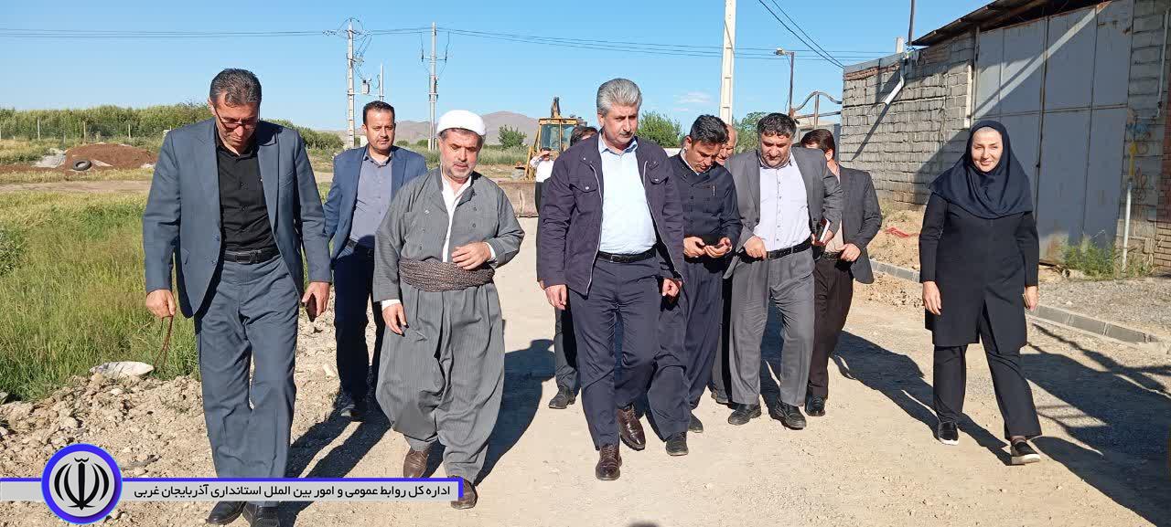 بازدید مسئولان شهرستان از روستاهای بخش مرکزی