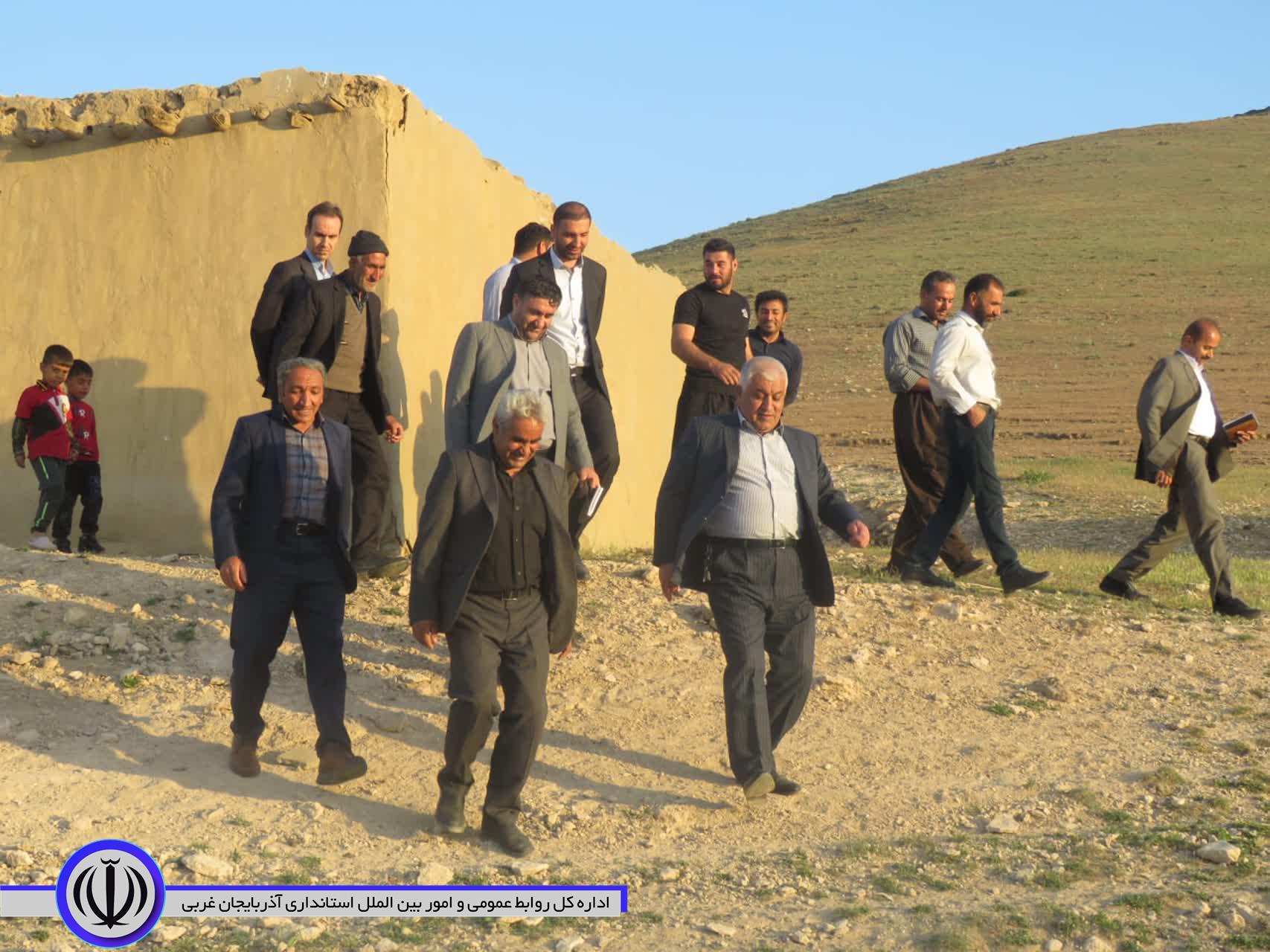 تداوم حضور جهادی فرماندار ویژه مهاباد در روستاهای شهرستان