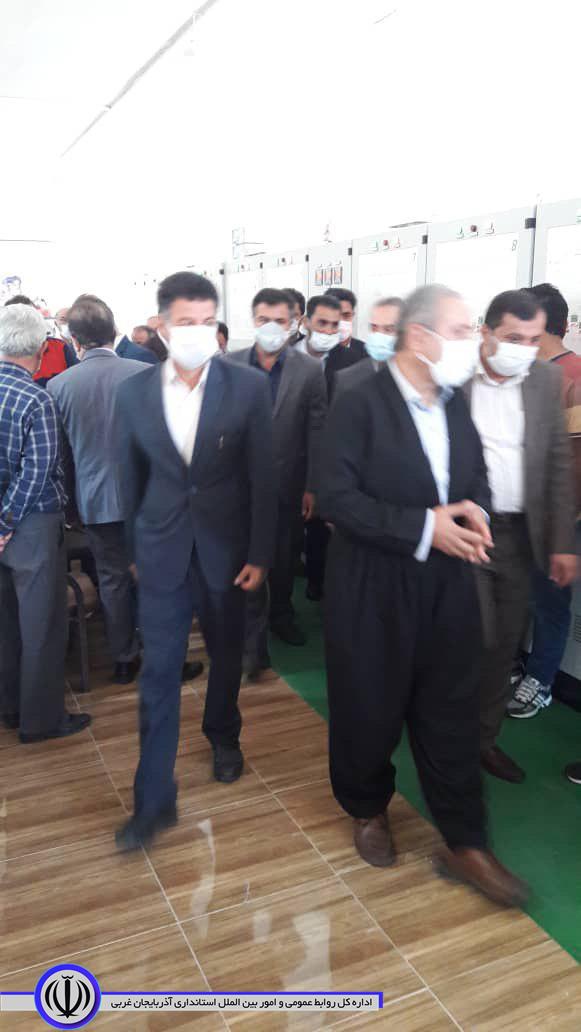 بازدید مدیر کل محترم غله و خدمات بازارگانی استان آذربایجان غربی و جمعی از مسئولین شهرستان از شرکت غله مهاباد