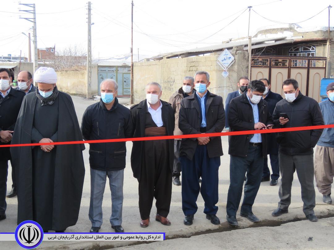 افتتاح پروژه تعریض و نوسازی پل و آسفالت معابر روستای اگریقاش