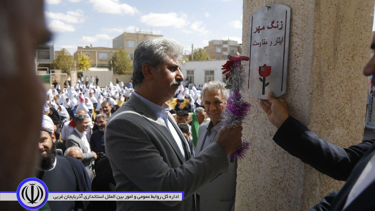 آیین افتتاح مدرسه 9 کلاسه فاخر شهر گوک‌تپه
