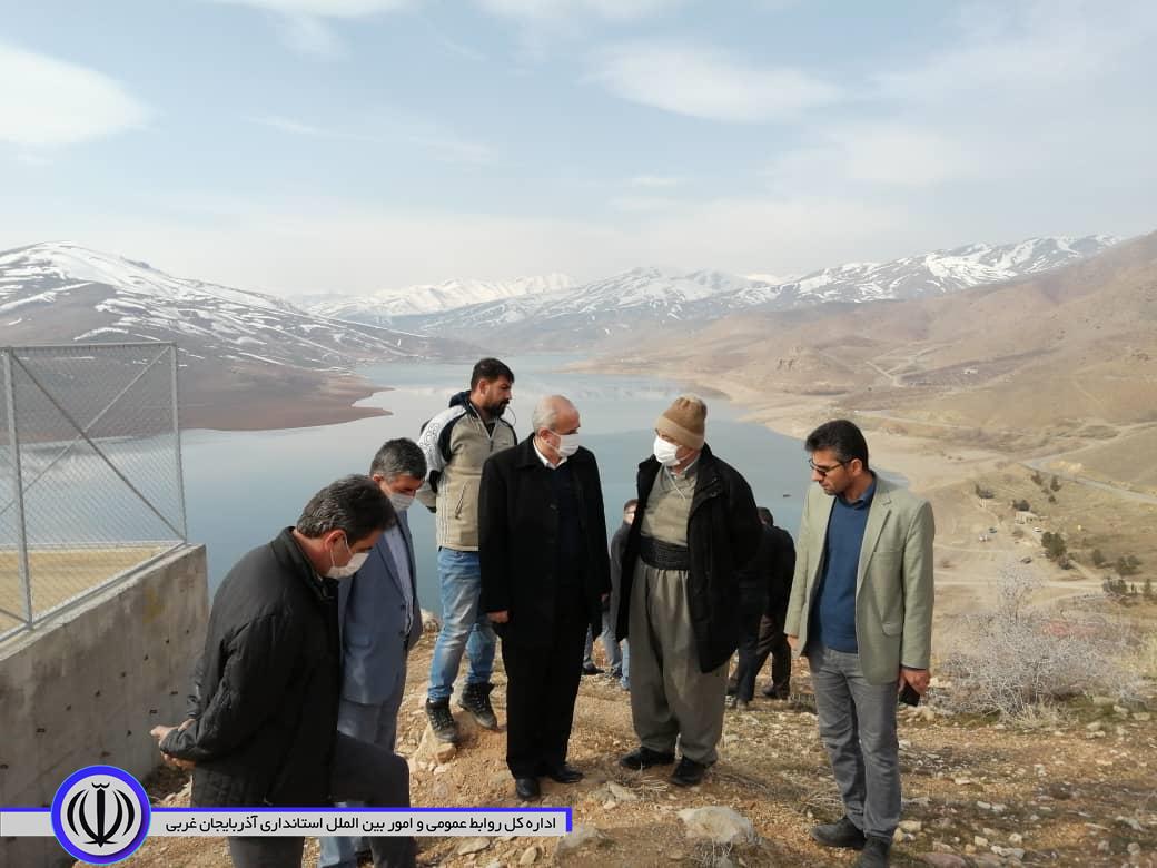 بازدید میدانی فرماندار مهاباد به منظور شناسایی مراکز سرمایه گذاری حوزه گردشگری