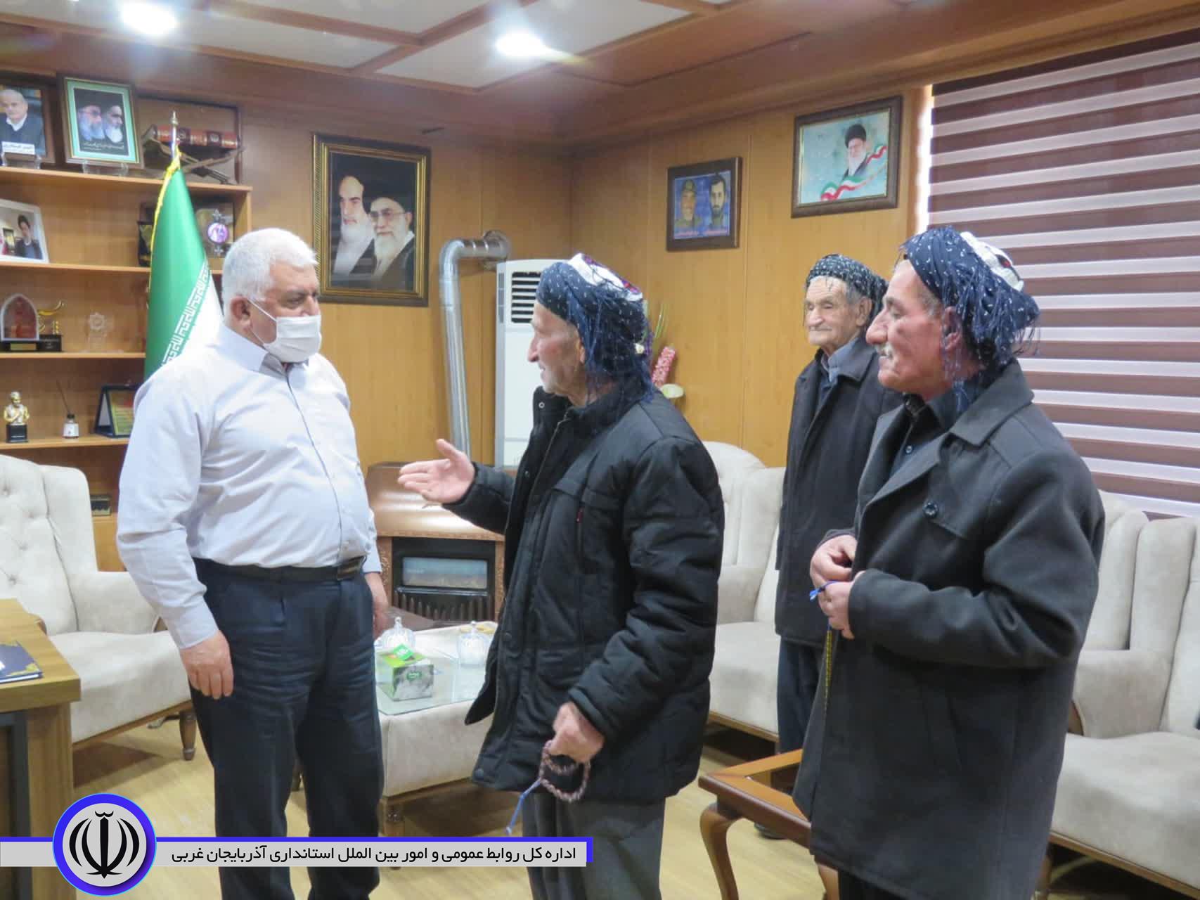 ملاقات عمومی فرماندار مهاباد با شهروندان برگزار شد
