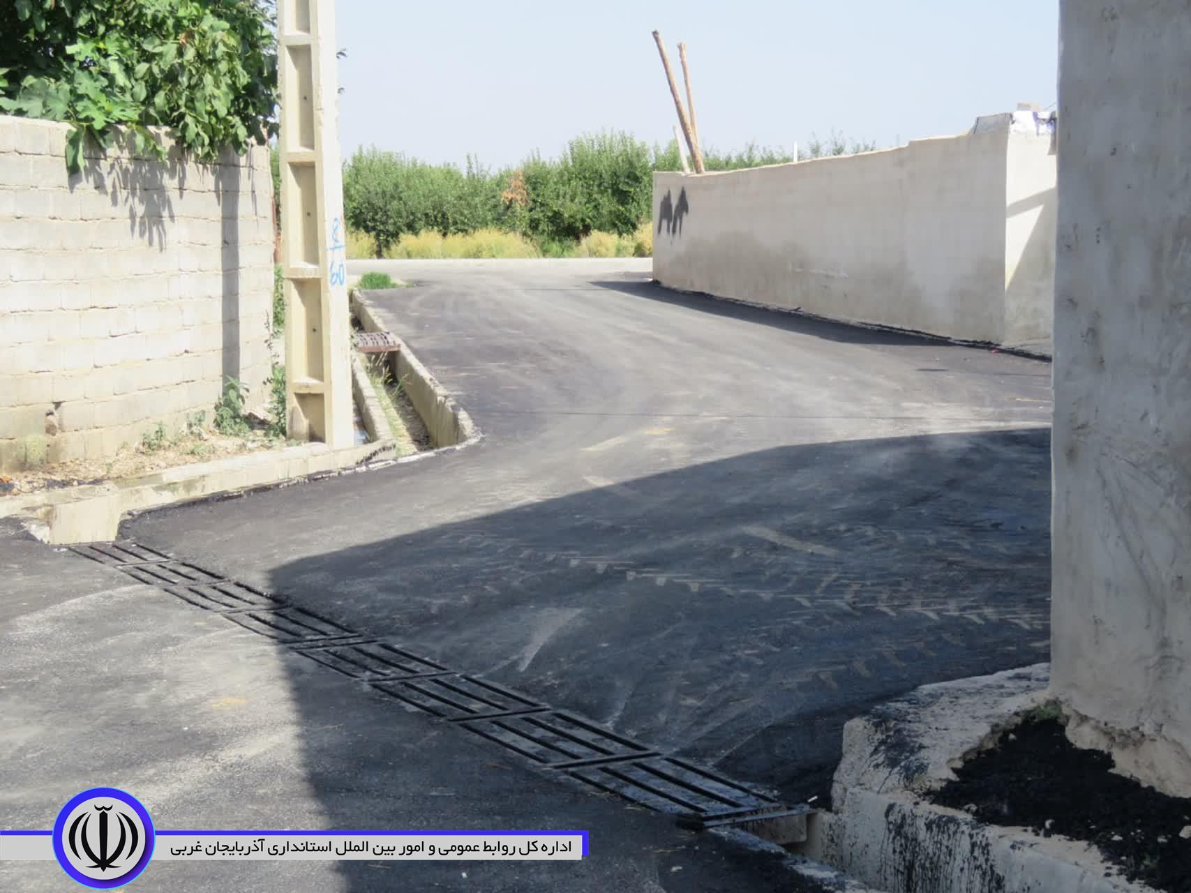معابر روستاهای شهرستان مهاباد زیر بار آسفالت رفت
