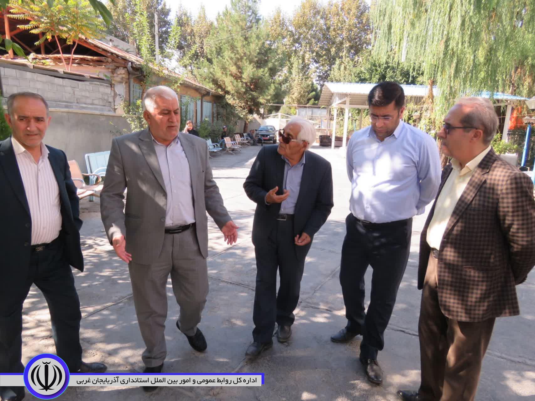 بازدید فرماندار مهاباد از مرکز نگهداری سالمندان امین الاسلام