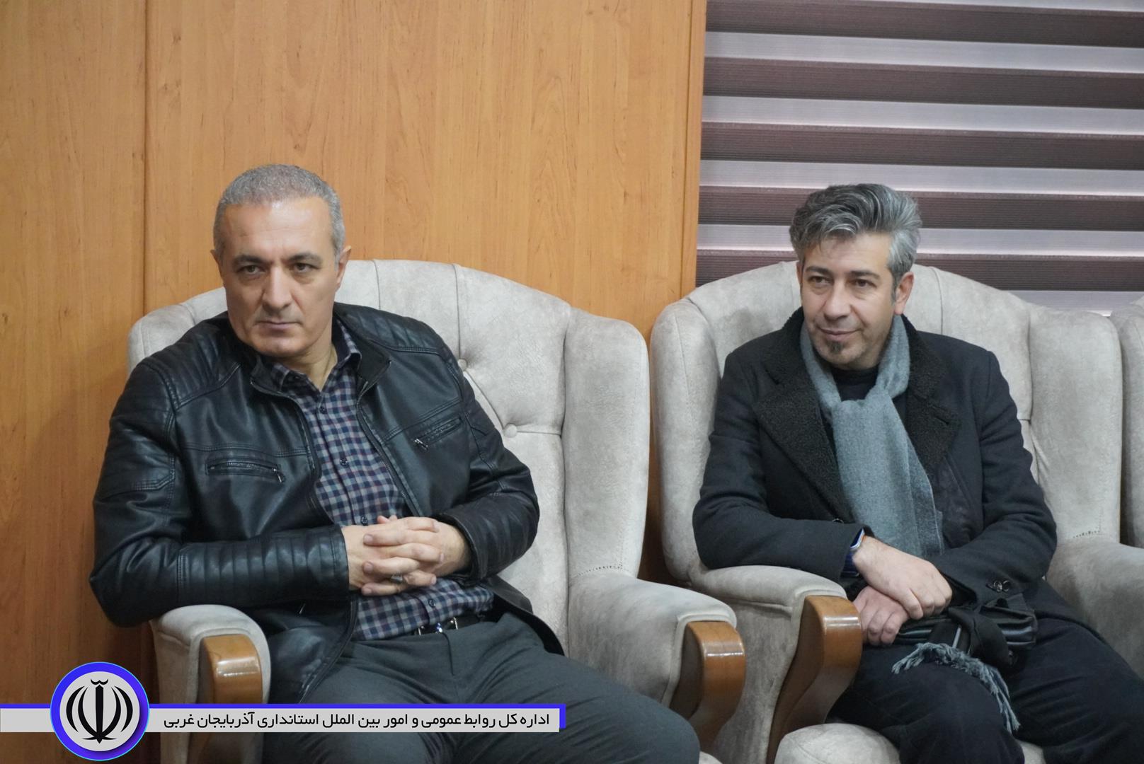 دیدار هنرمندان سینمای جوان با فرماندار مهاباد؛ تأکید بر نقش هنر در نشاط اجتماعی و مبلمان شهری