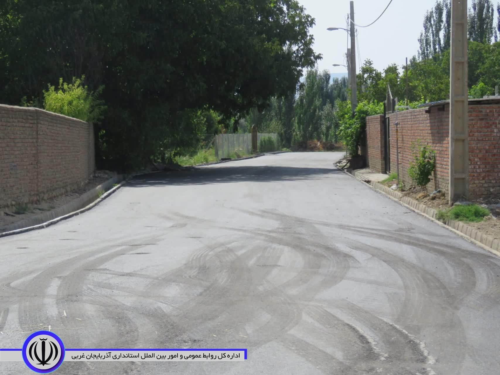 معابر روستاهای شهرستان مهاباد زیر بار آسفالت رفت