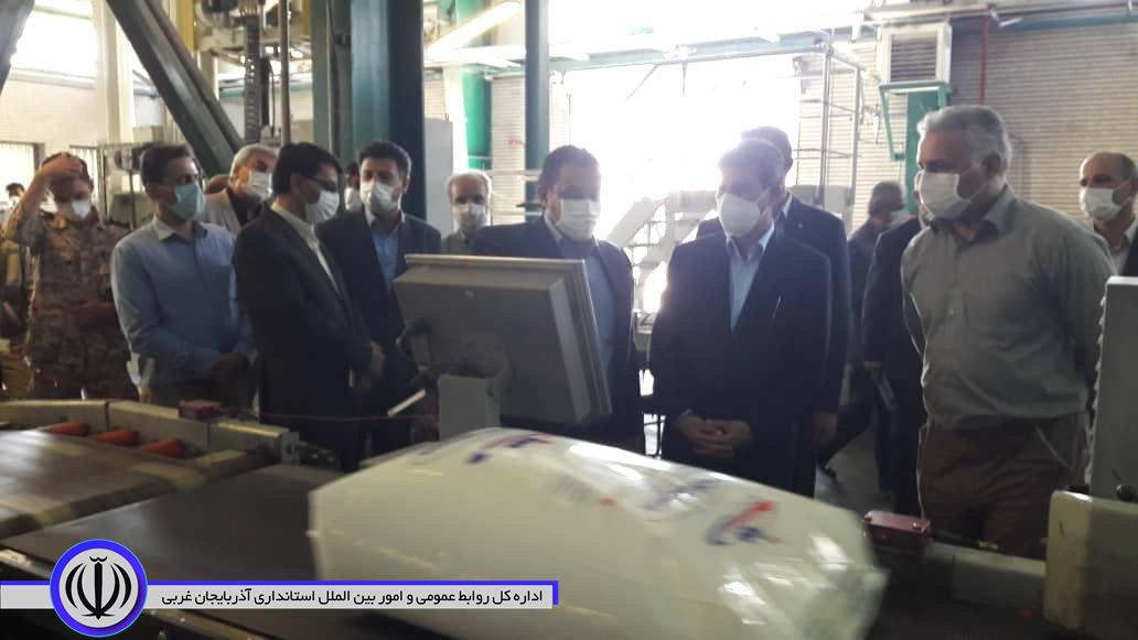 بازدید سرزده استاندار آذربایجانغربی از پتروشیمی مهاباد