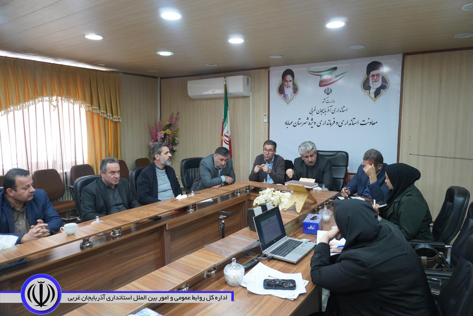 بررسی مشکلات ساید پسماند مهاباد با حضور مسئولان کشوری