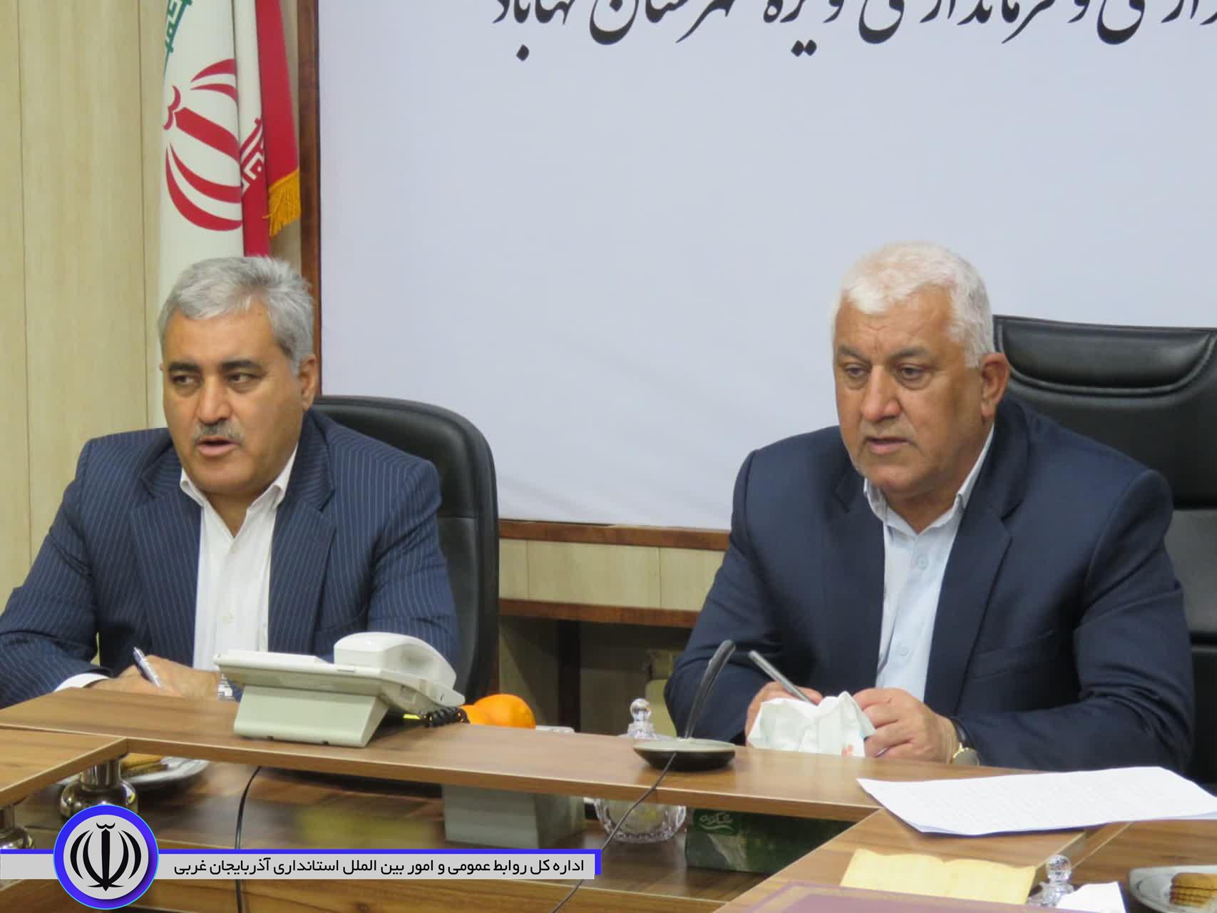 مشکلات پروژه آبیاری اراضی کشاورزی مهاباد بررسی شد