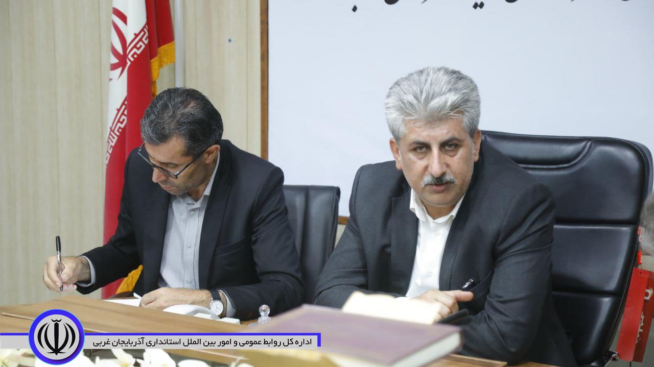 نشست مسوولان استانی و شهرستانی در راستای مدیریت تنش آبی در مهاباد