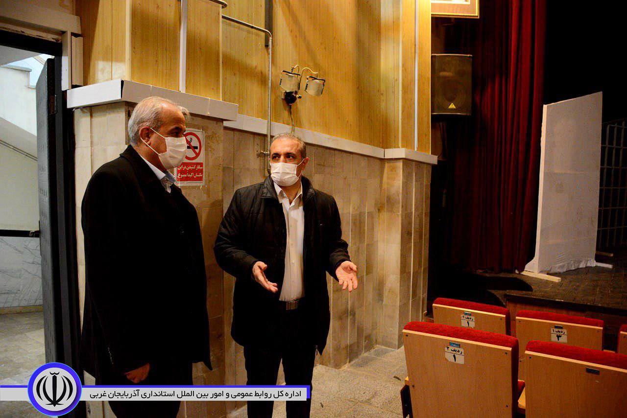 فرماندار و جمعی از مسوولان مهابادی از پروژه های فرهنگی این شهرستان بازدید کردند