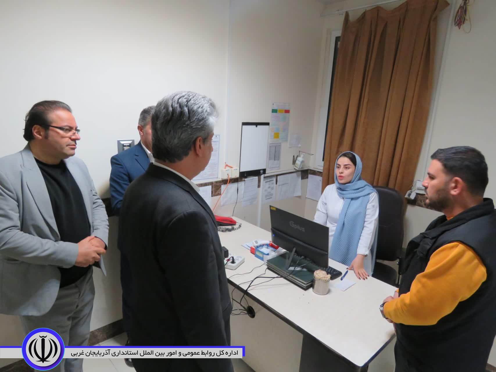 بازدید سرزده فرماندار ویژه شهرستان مهاباد از بیمارستان امام خمینی(ره) مهاباد