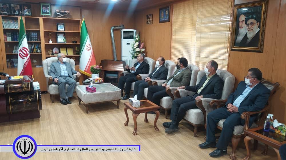 دیدار مشاور عالی معاون زراعت وزیر جهاد و مسئولان سازمان تعاون روستایی استان آذربایجان غربی با سرپرست فرمانداری مهاباد