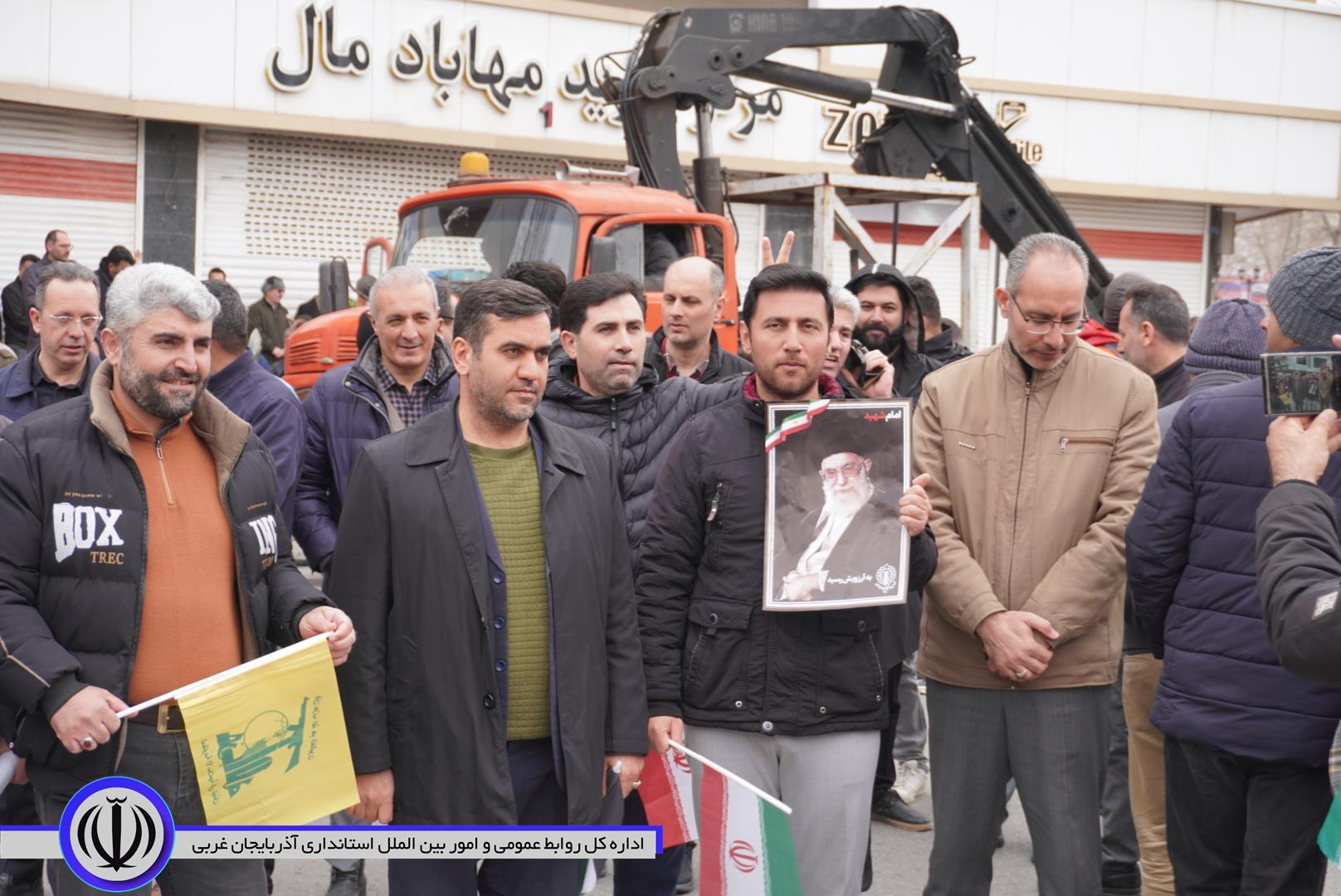 آیین راهپیمایی روز قدس در مهاباد برگزار شد