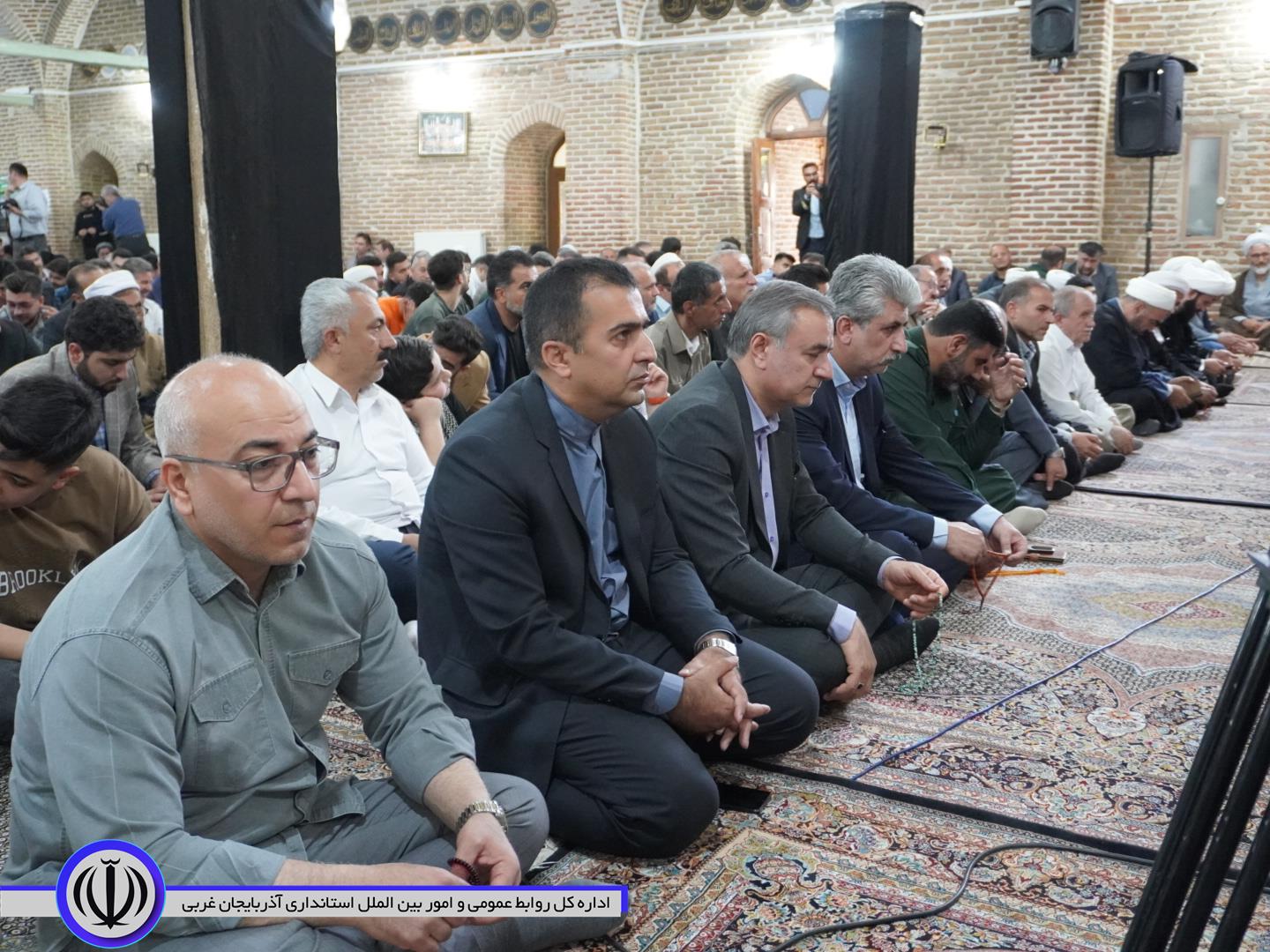 آیین سالگرد ارتحال ملکوتی حضرت امام خمینی (ره) در مهاباد برگزار شد