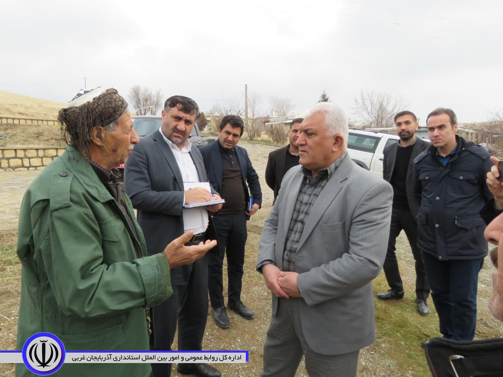 فرماندار مهاباد از چهار روستای بخش مرکزی بازدید کرد