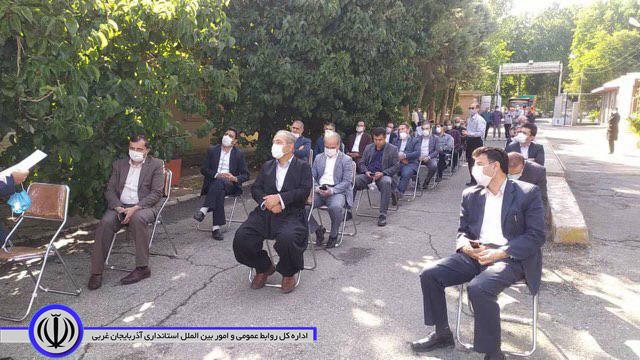 بازدید مدیر کل محترم غله و خدمات بازارگانی استان آذربایجان غربی و جمعی از مسئولین شهرستان از شرکت غله مهاباد