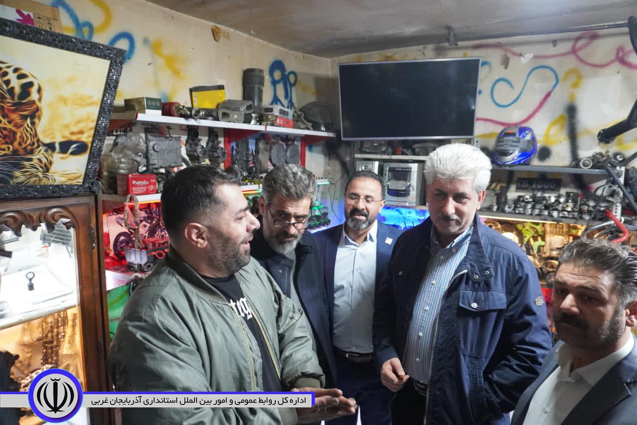 انتقال صنف نمایشگاه موتور سیکلت فروشی ها محله سه آسیاب مهاباد به شهرک صنفی کاوه کلید خورد