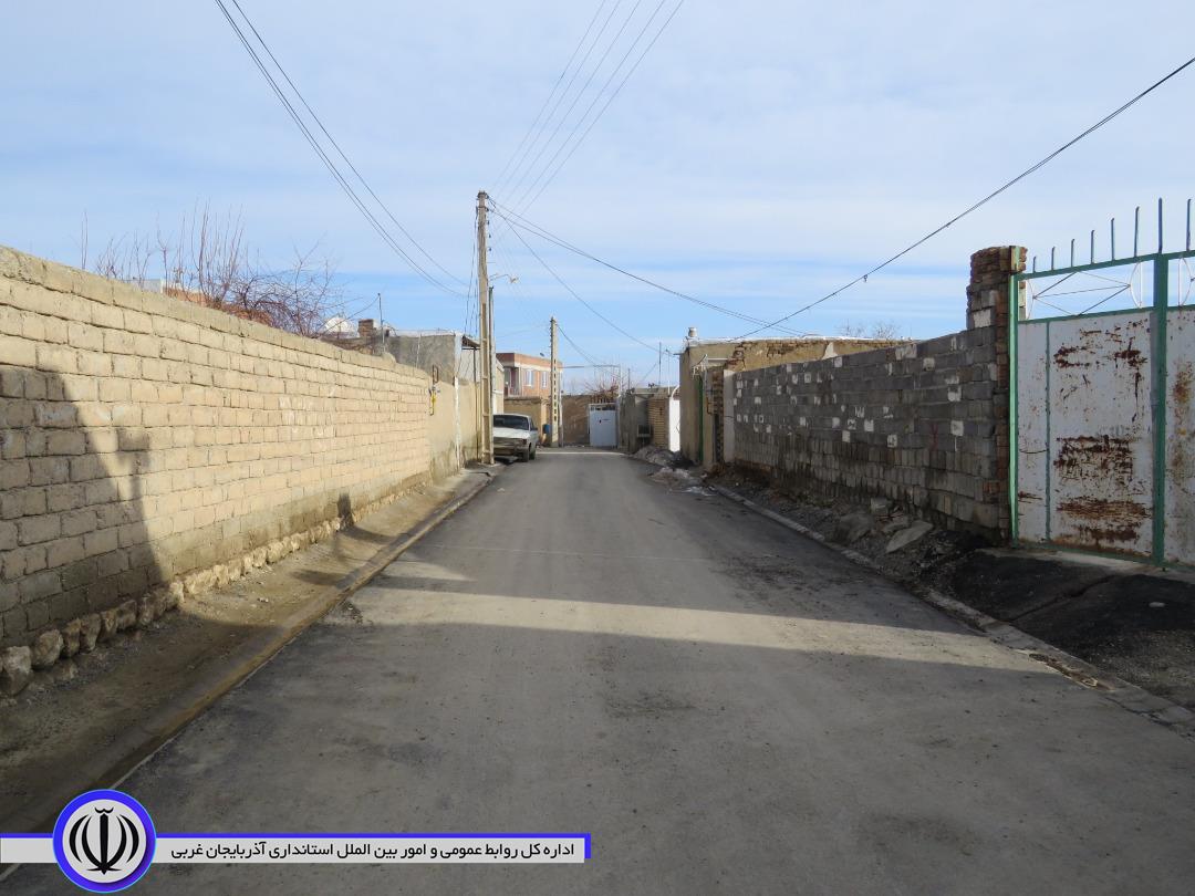 افتتاح پروژه تعریض و نوسازی پل و آسفالت معابر روستای اگریقاش