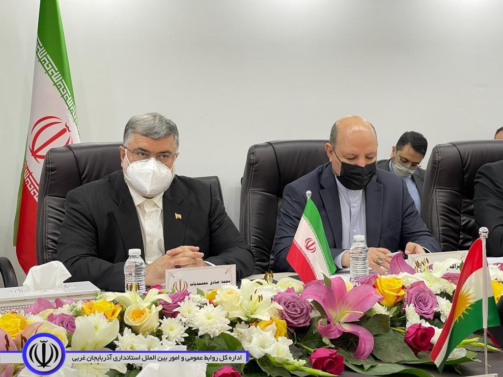 استاندار آذربایجان غربی: سطح روابط تجاری و اقتصادی با اقلیم کردستان عراق باید افزایش یابد/ جمهوری اسلامی ایران خواهان تسهیل تردد با اقلیم کردستان عراق است