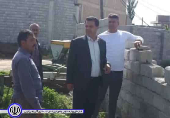 بازدید بخشدار مرکزی مهاباد از روستای دارلک