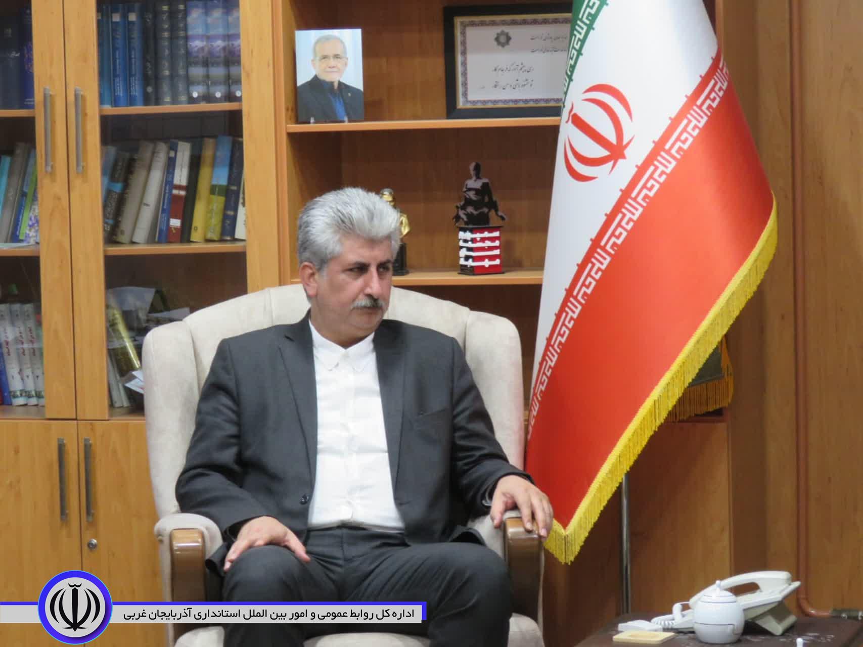 دیدار مشاور دستیار رئیس‌جمهور با فرماندار شهرستان مهاباد