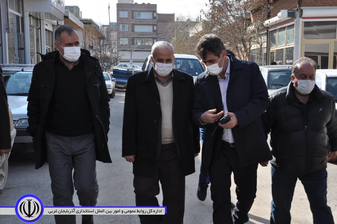 بازدید مسئولان شهرستان مهاباد از شهرک صنفی کاوه