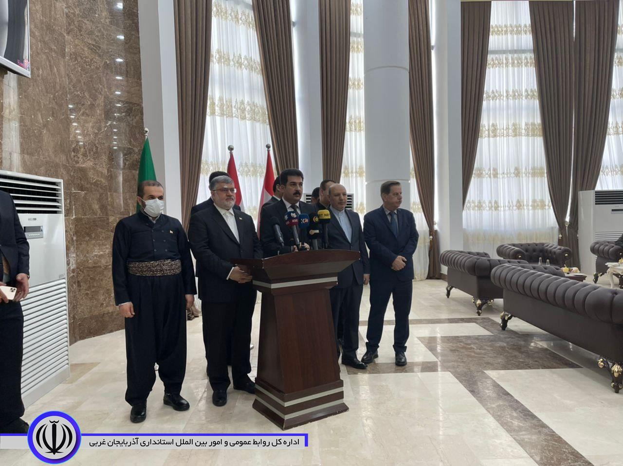 استاندار آذربایجان غربی: سطح روابط تجاری و اقتصادی با اقلیم کردستان عراق باید افزایش یابد/ جمهوری اسلامی ایران خواهان تسهیل تردد با اقلیم کردستان عراق است