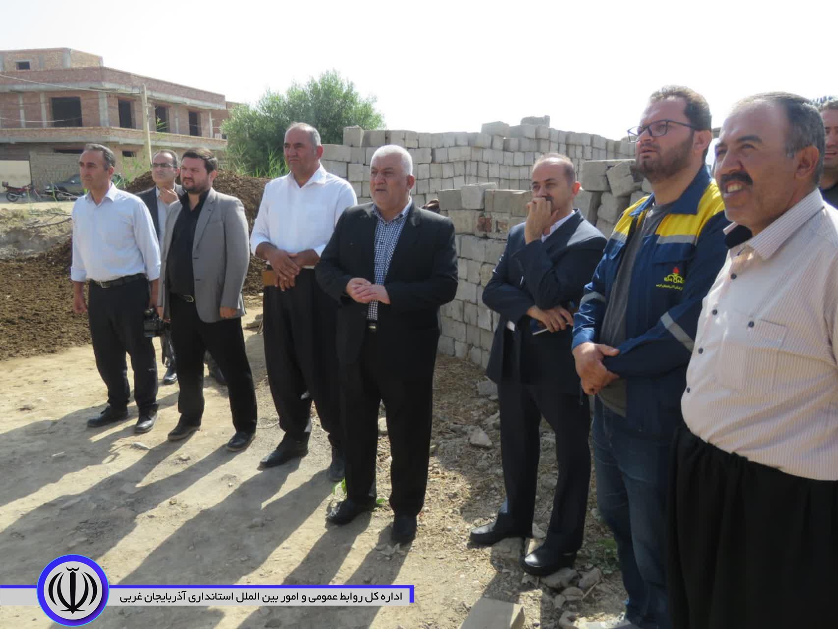 معابر روستاهای شهرستان مهاباد زیر بار آسفالت رفت