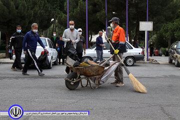 دوستداران محیط زیست به یاری پاکبانان مهابادی شتافتند