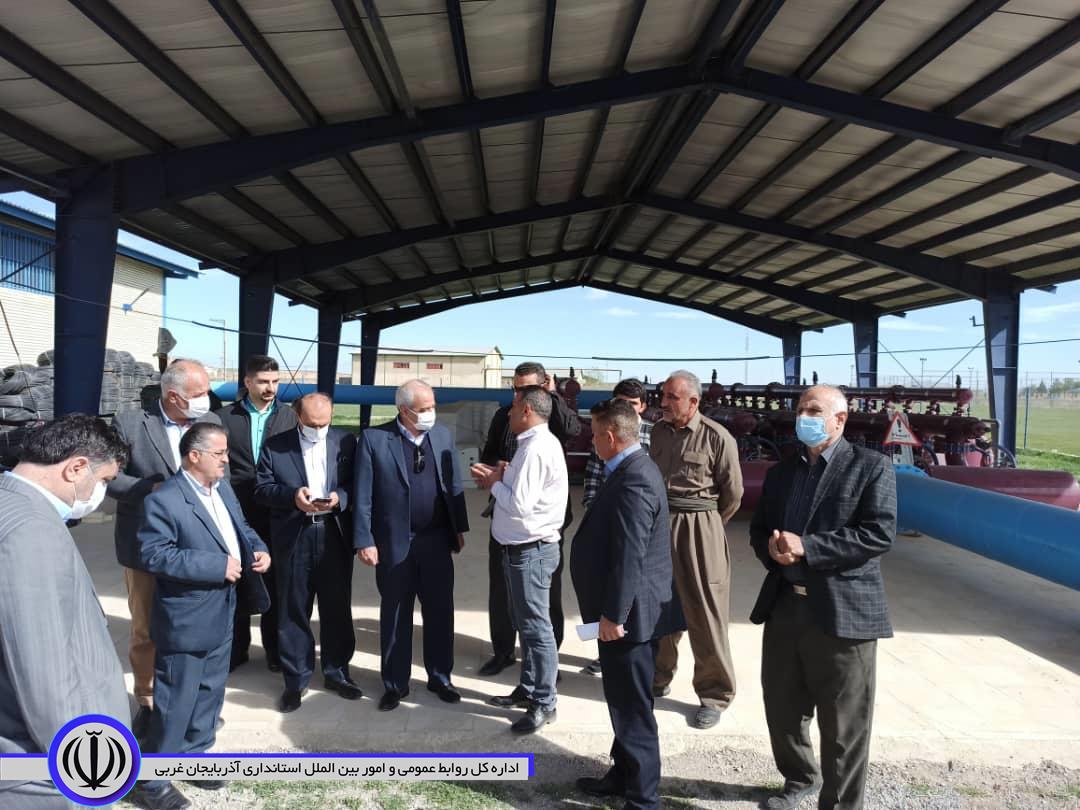 آبیاری تحت فشار 1200 هکتار از مزارع کشاورزی مهاباد آماده افتتاح است