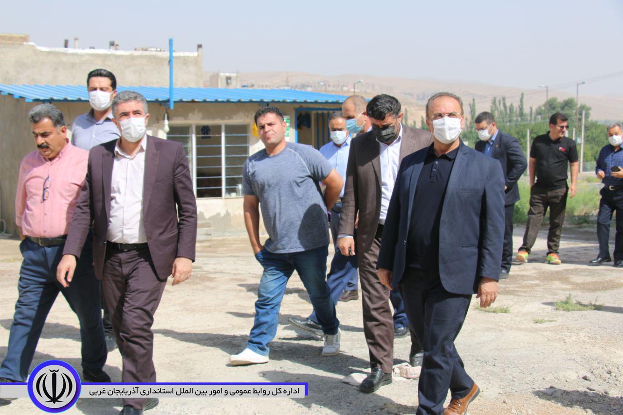 بازدید فرماندار مهاباد از مسکن جامعه ی معلولین شهرستان