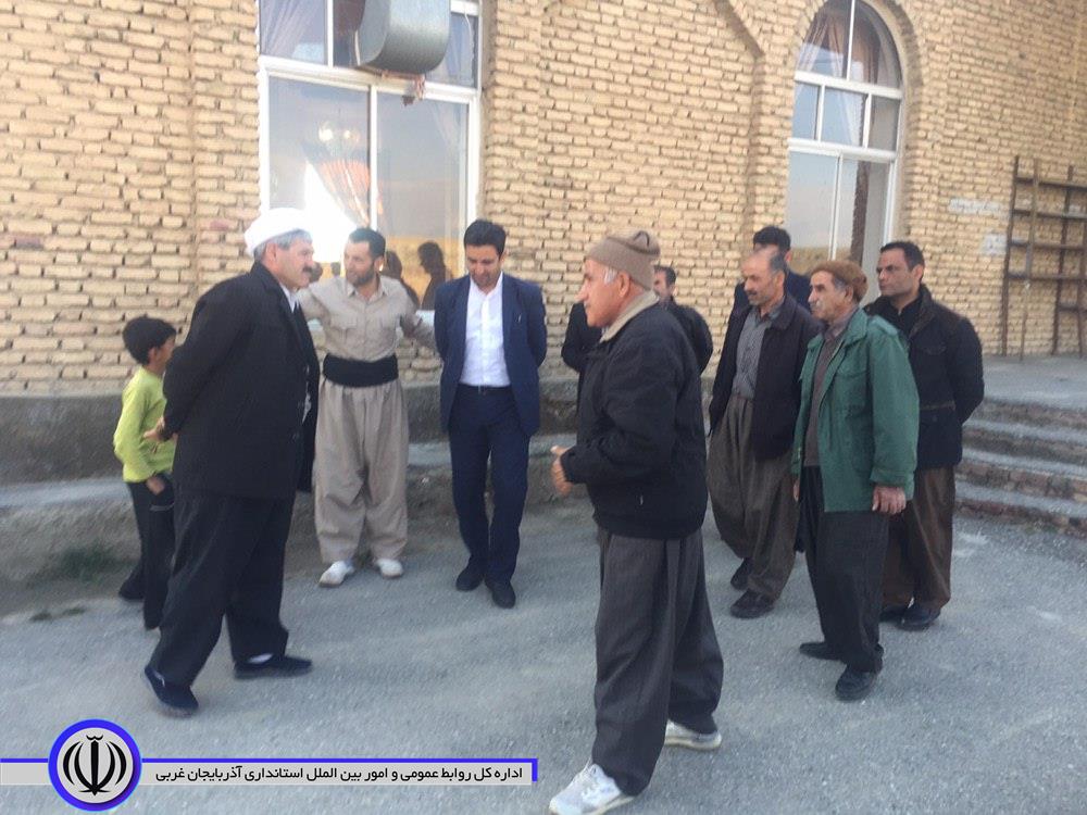 بازدید پاکزاد بخشدار مرکزی از روستای داشخانه