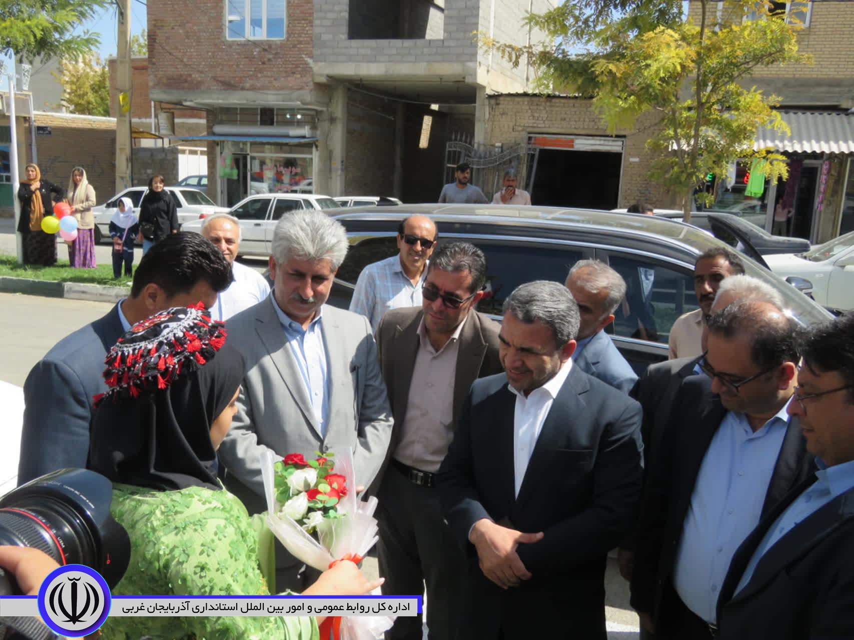 آیین افتتاح مدرسه 9 کلاسه فاخر شهر گوک‌تپه