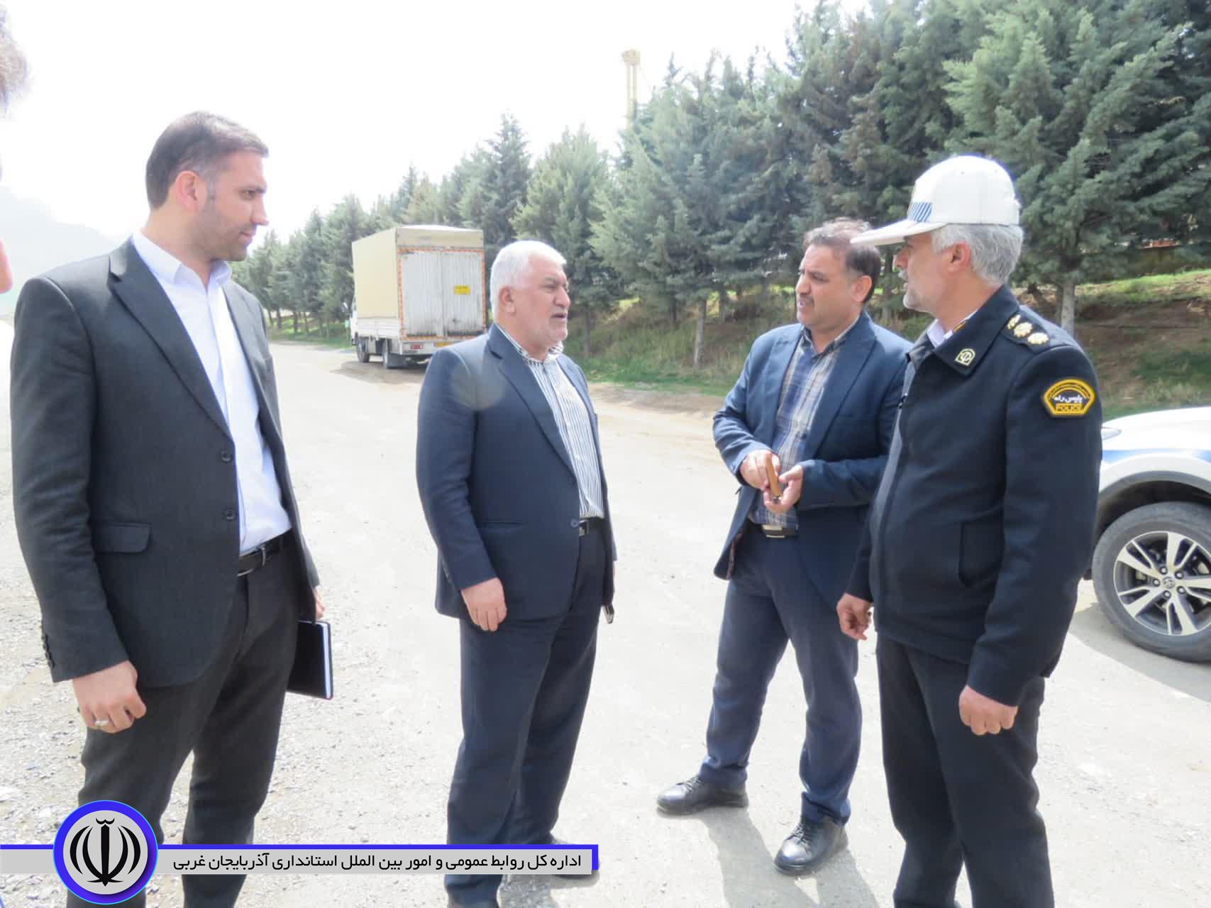 فرماندار مهاباد، پلیس راهور و راهداری از محور برهان برای رفع نقاط حادثه خیز