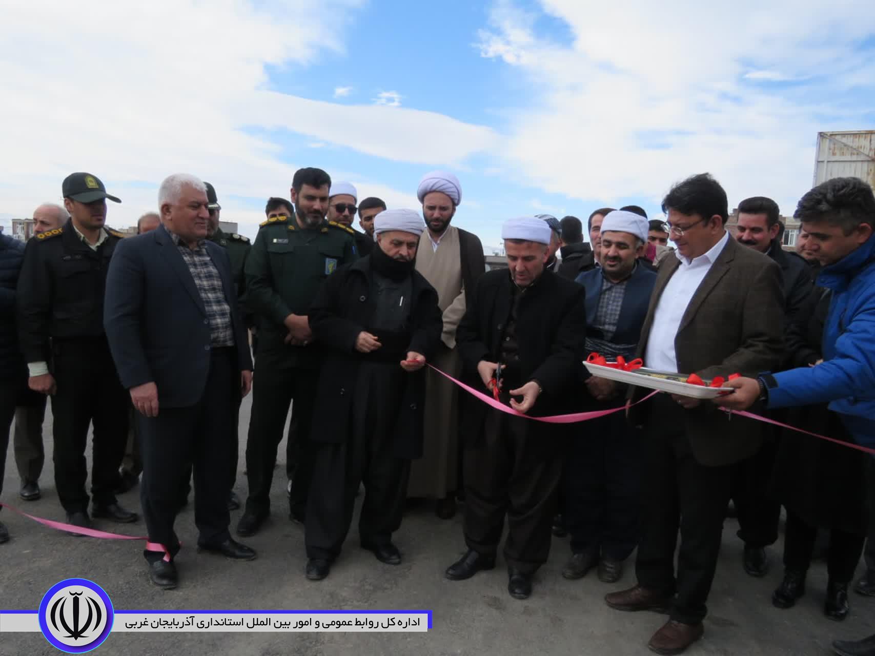 پروژه آسفالت معابر شهر گوگ تپه با حضور مسوولان افتتاح شد